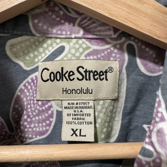 Mens Cooke Street Honolulu Hawaiian shirt 100% cotton - Picture 4 of 4